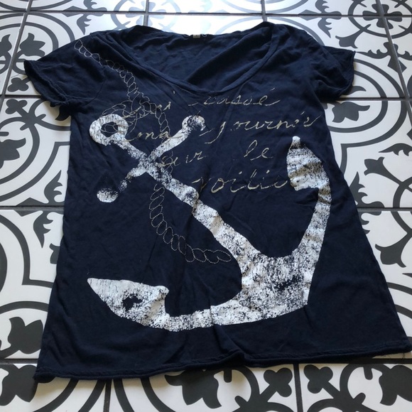 J. Crew Tops - J Crew Nautical Tee